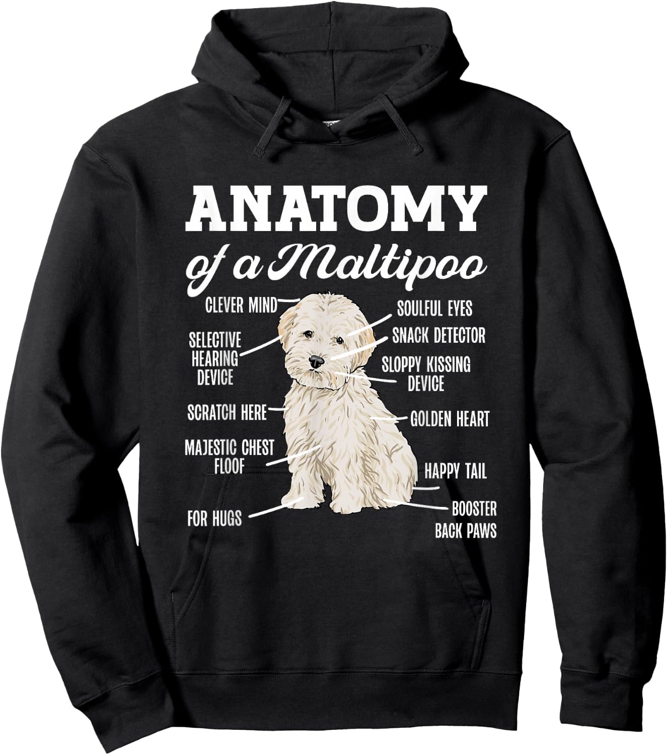 Maltipoo Hoodie - Hoodie | Black