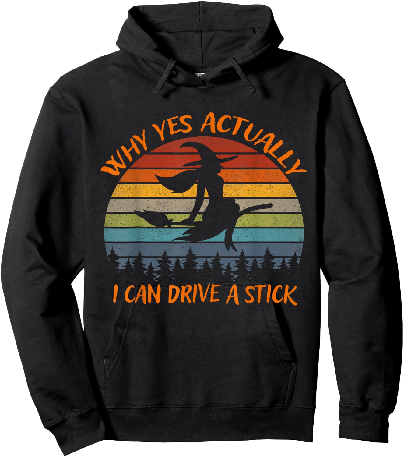 Yes Actually I Can Drive A Stick Halloween 2024 Costume Hoodie - Hoodie | Black