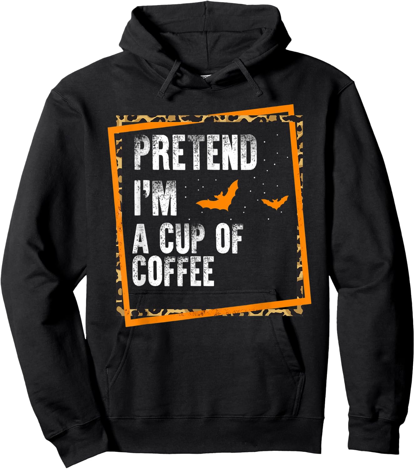 Pretend I'm A Cup Of Coffee Easy Lazy Halloween Costume Part Hoodie - Hoodie | Black