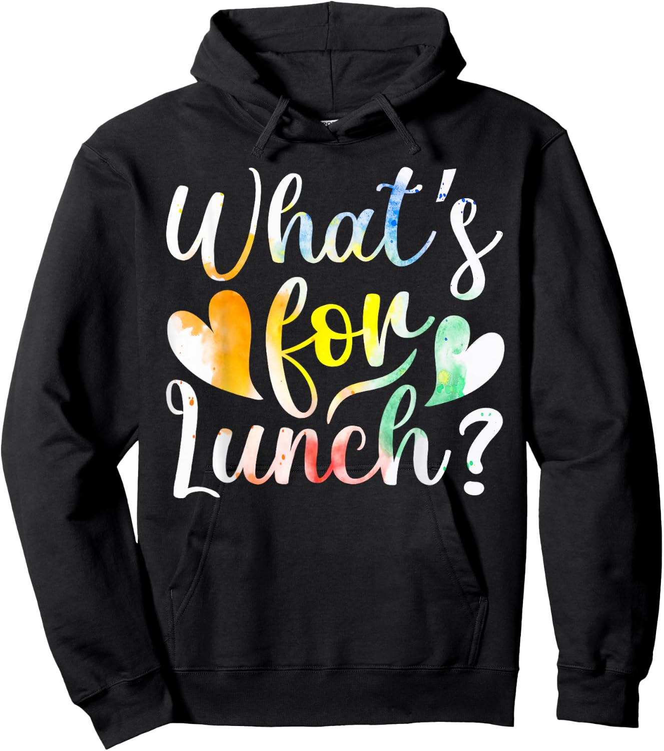 Lunch Lady What's for Lunch School Cafeteria Crew Worker Hoodie - Hoodie | Black