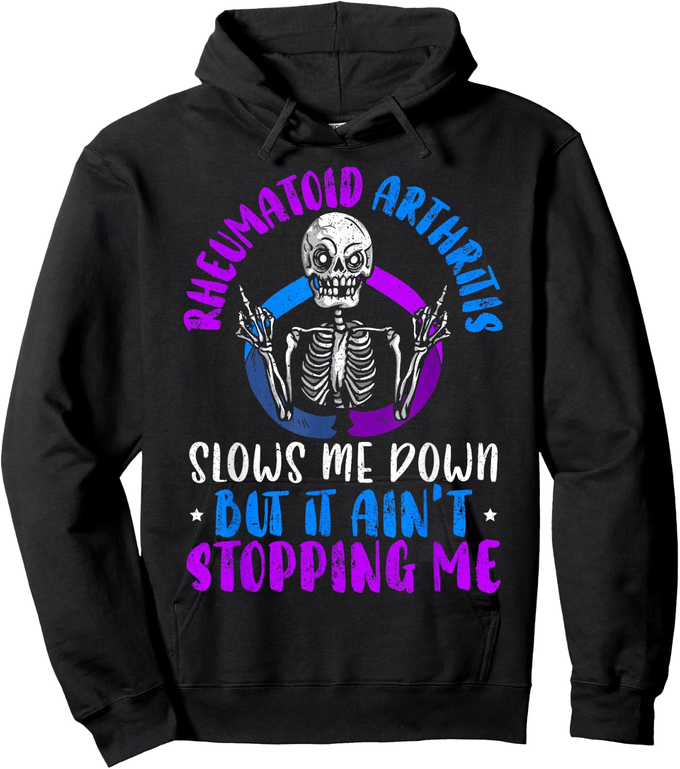 Rheumatoid Arthritis Warrior Autoimmune Disorder Hoodie - Hoodie | Black