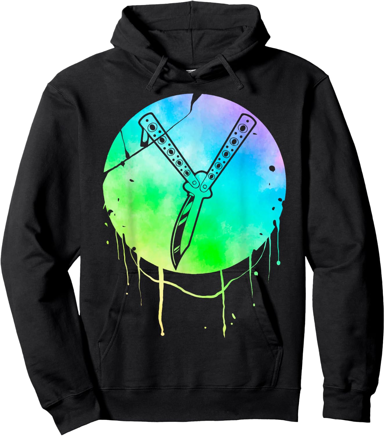 Butterfly Knife Balisong Quote Hoodie - Hoodie | Black