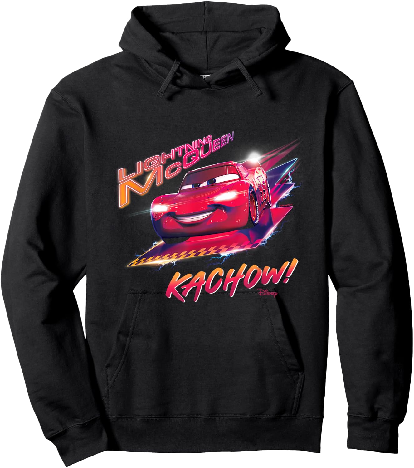Cars - Kachow Lightning McQueen Hoodie - Hoodie | Black
