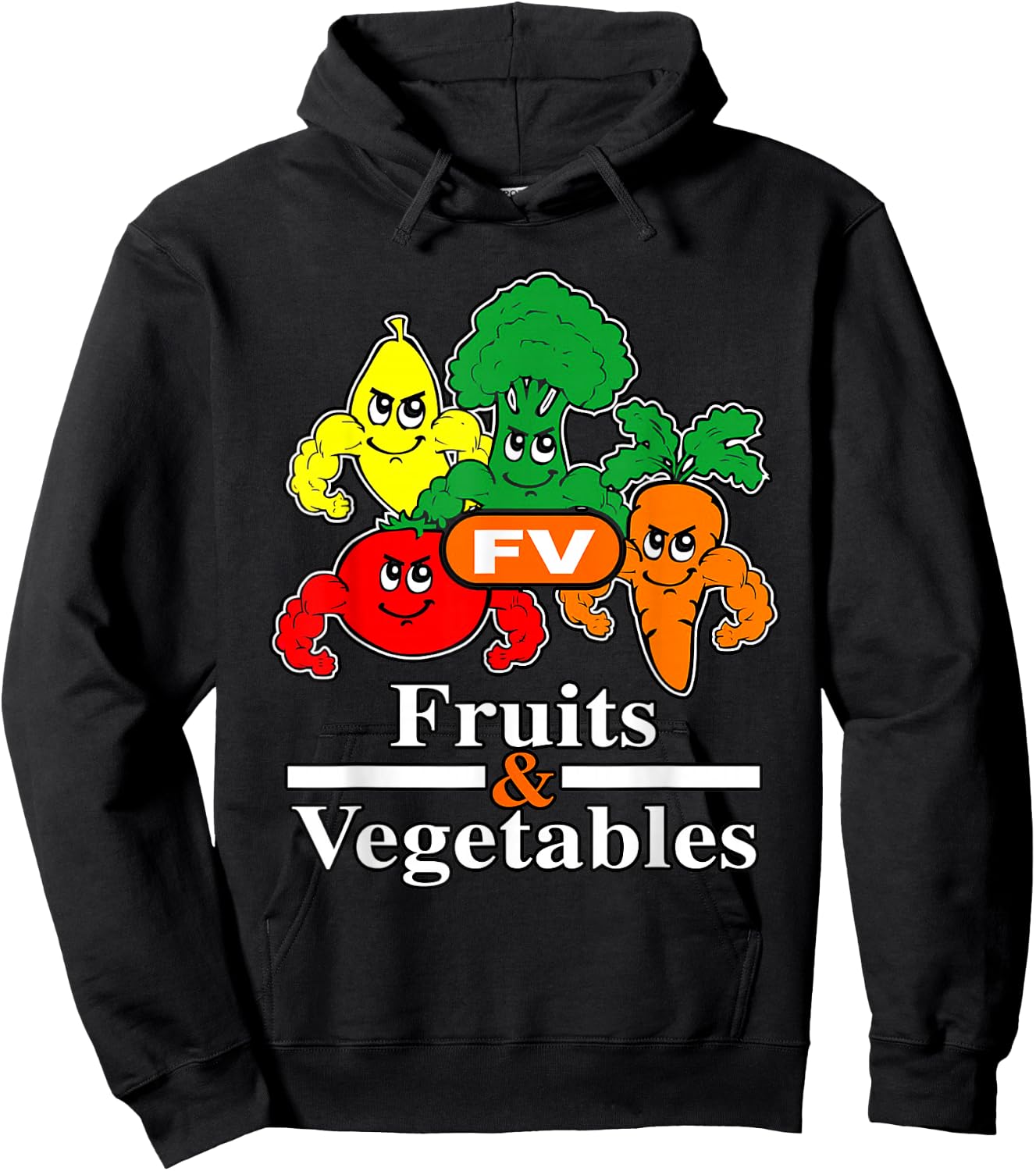 Fruits & Vegetables - Laranja Hoodie - Hoodie | Black