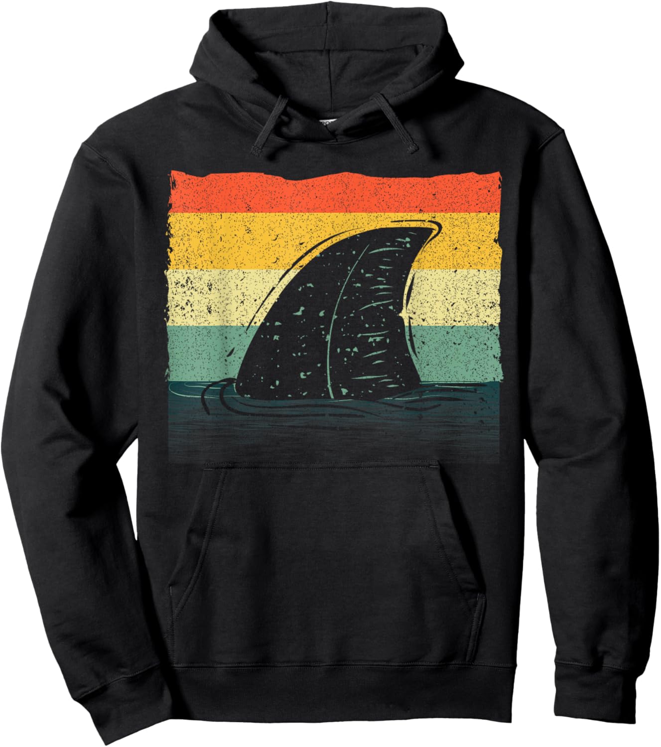 Cool Shark Fin Women Shark Ocean Sharks Summer Hoodie - Hoodie | Black