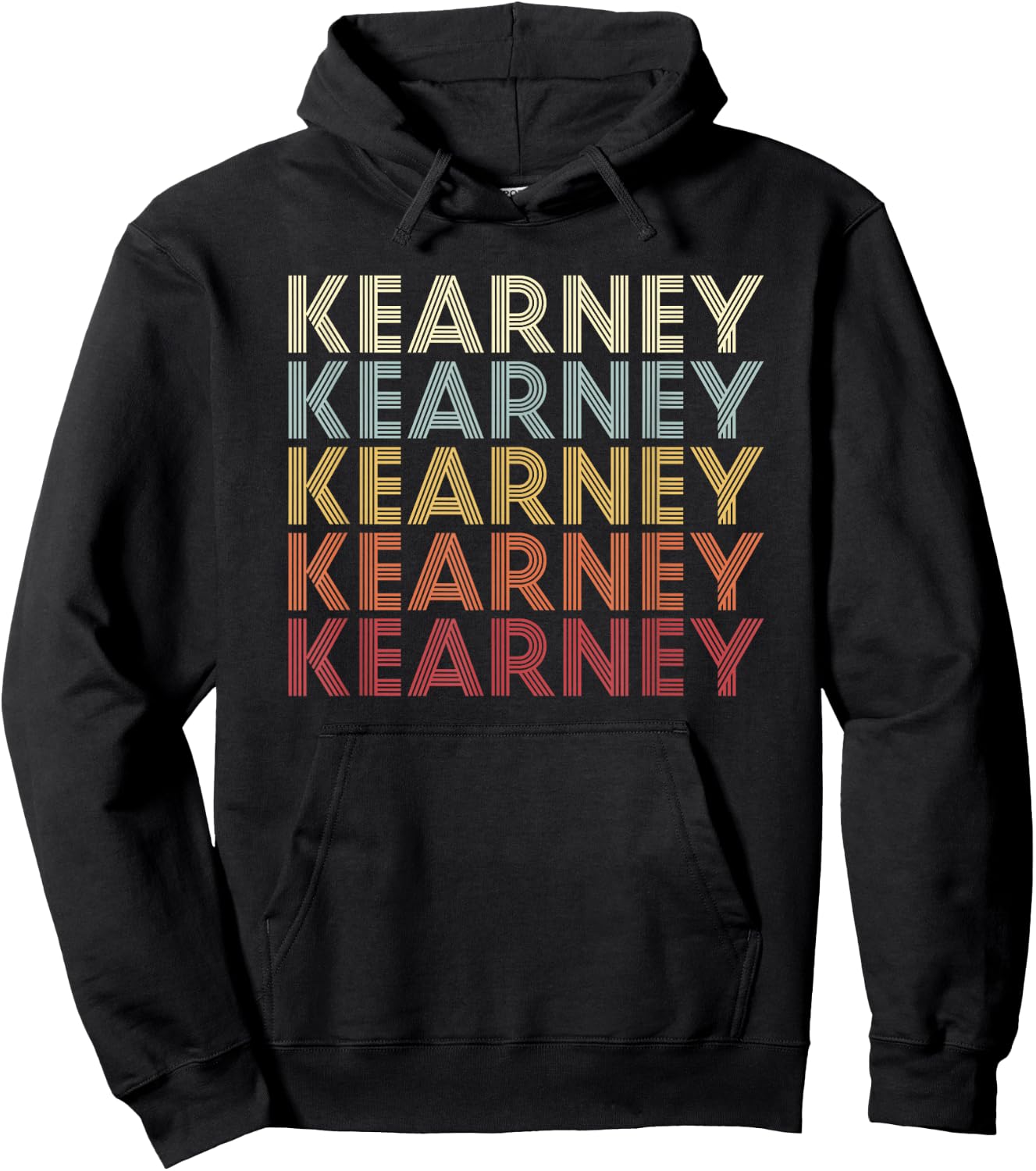 Kearney Missouri Kearney MO Retro Vintage Text Hoodie - Hoodie | Black