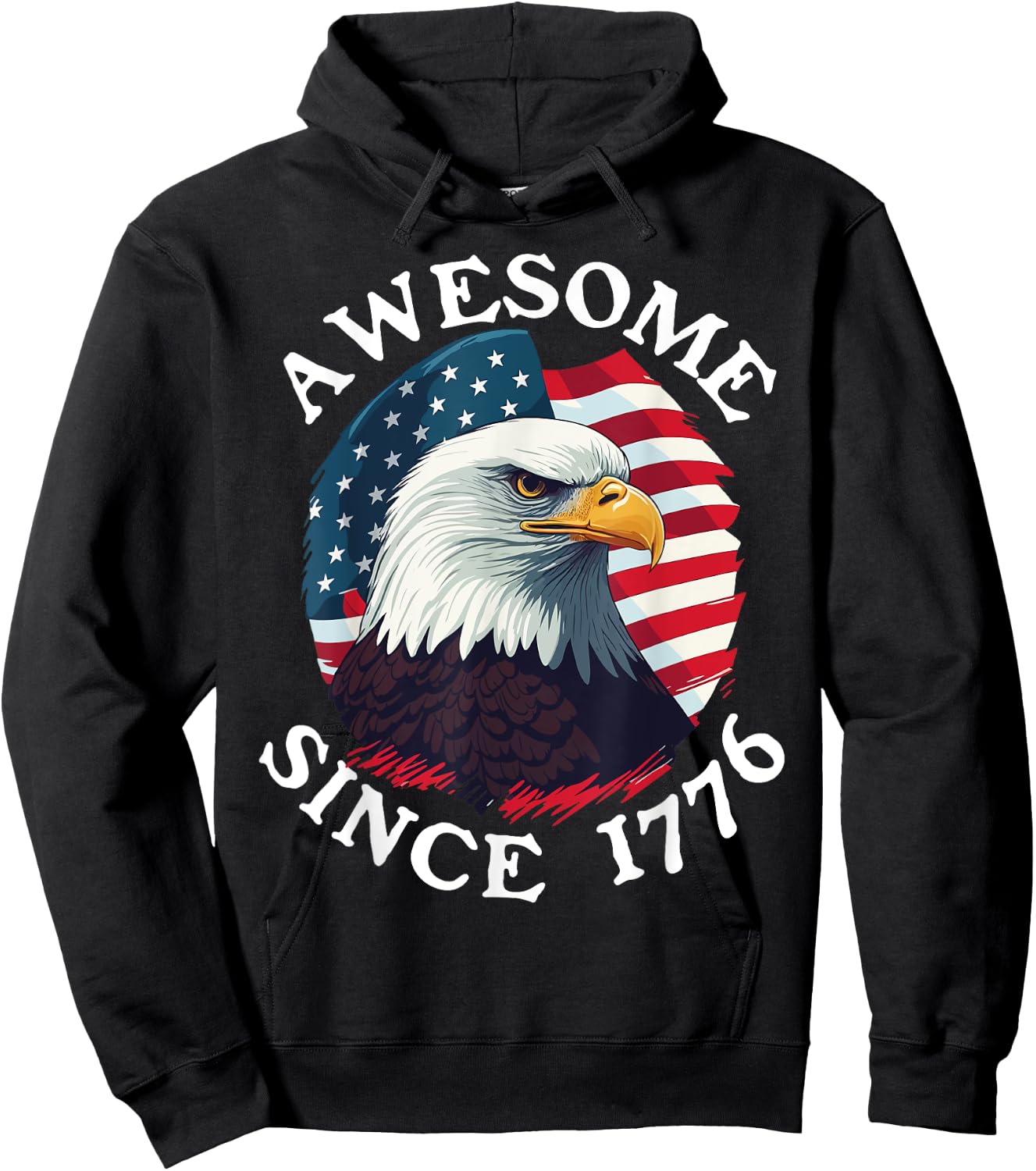 America 250th Anniversary 2026 Since 1776 USA July 4th Party Hoodie - Hoodie | Black
