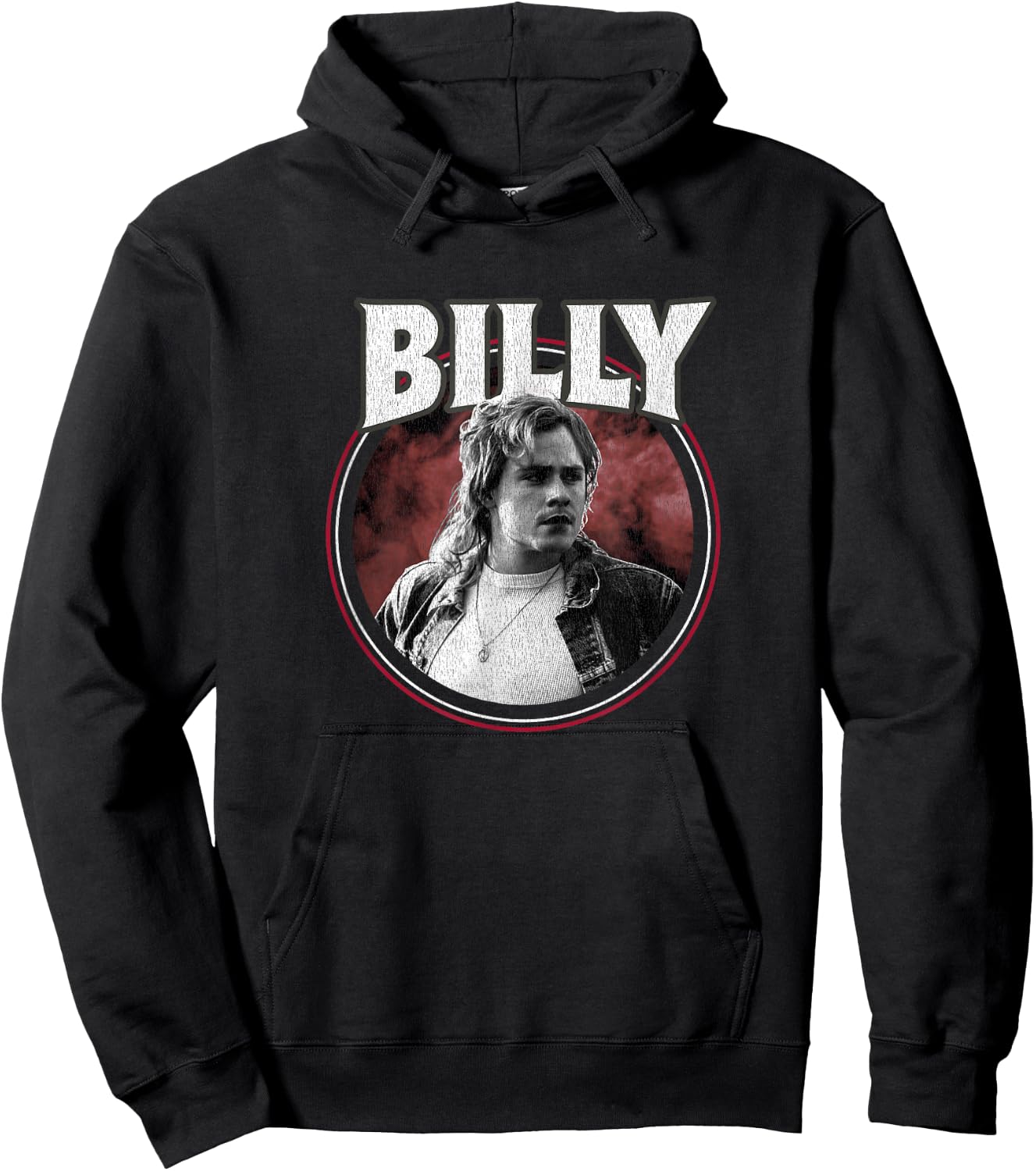 Stranger Things Billy Hargrove Rock Star Retro 80's Icon Hoodie - Hoodie | Black