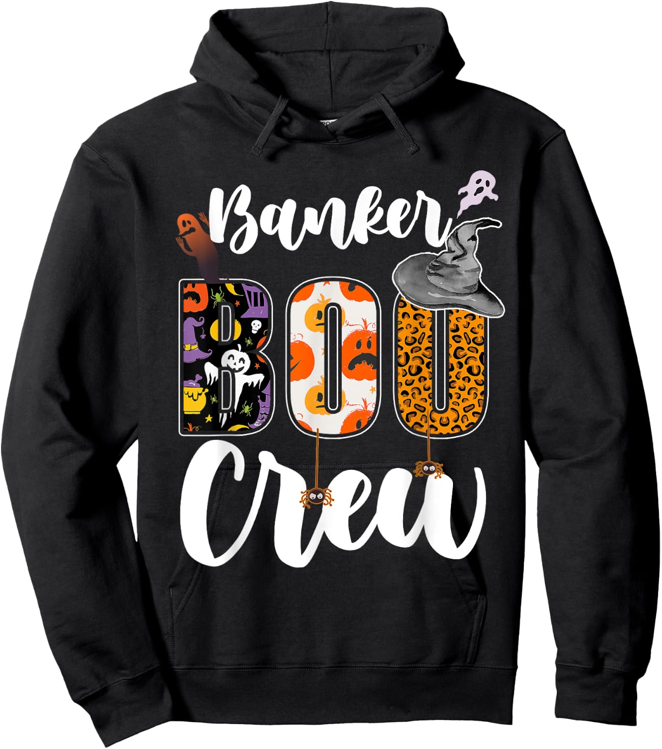 Banker Boo Crew Halloween Matching Banking Hoodie - Hoodie | Black