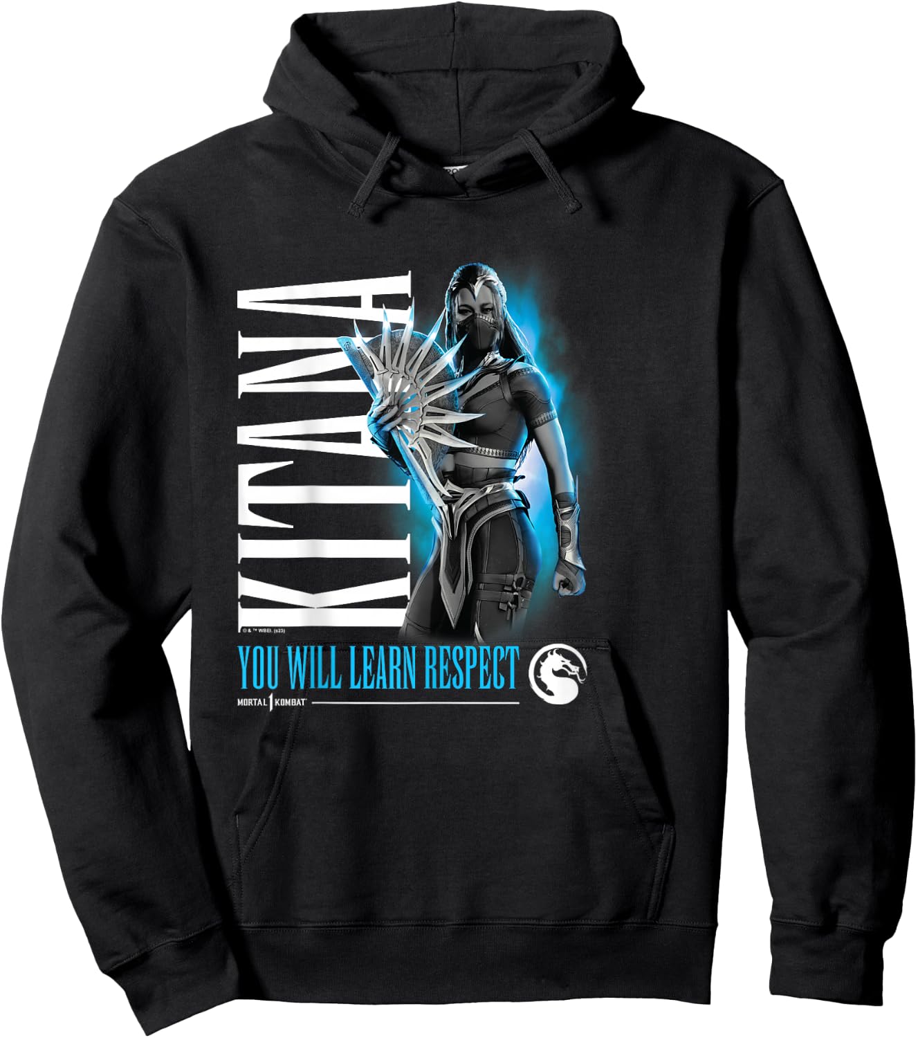 Mortal Kombat - Kitana You Will Learn Respect Hoodie - Hoodie | Black