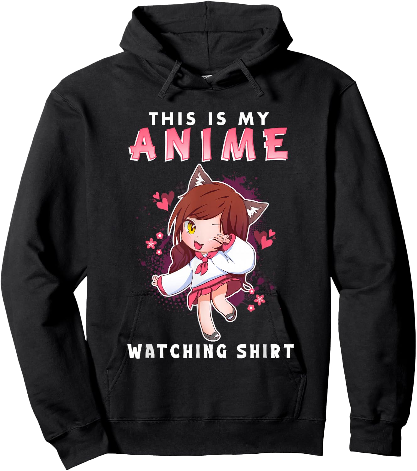 This Is My Anime Watching Hoodie - Hoodie | Black