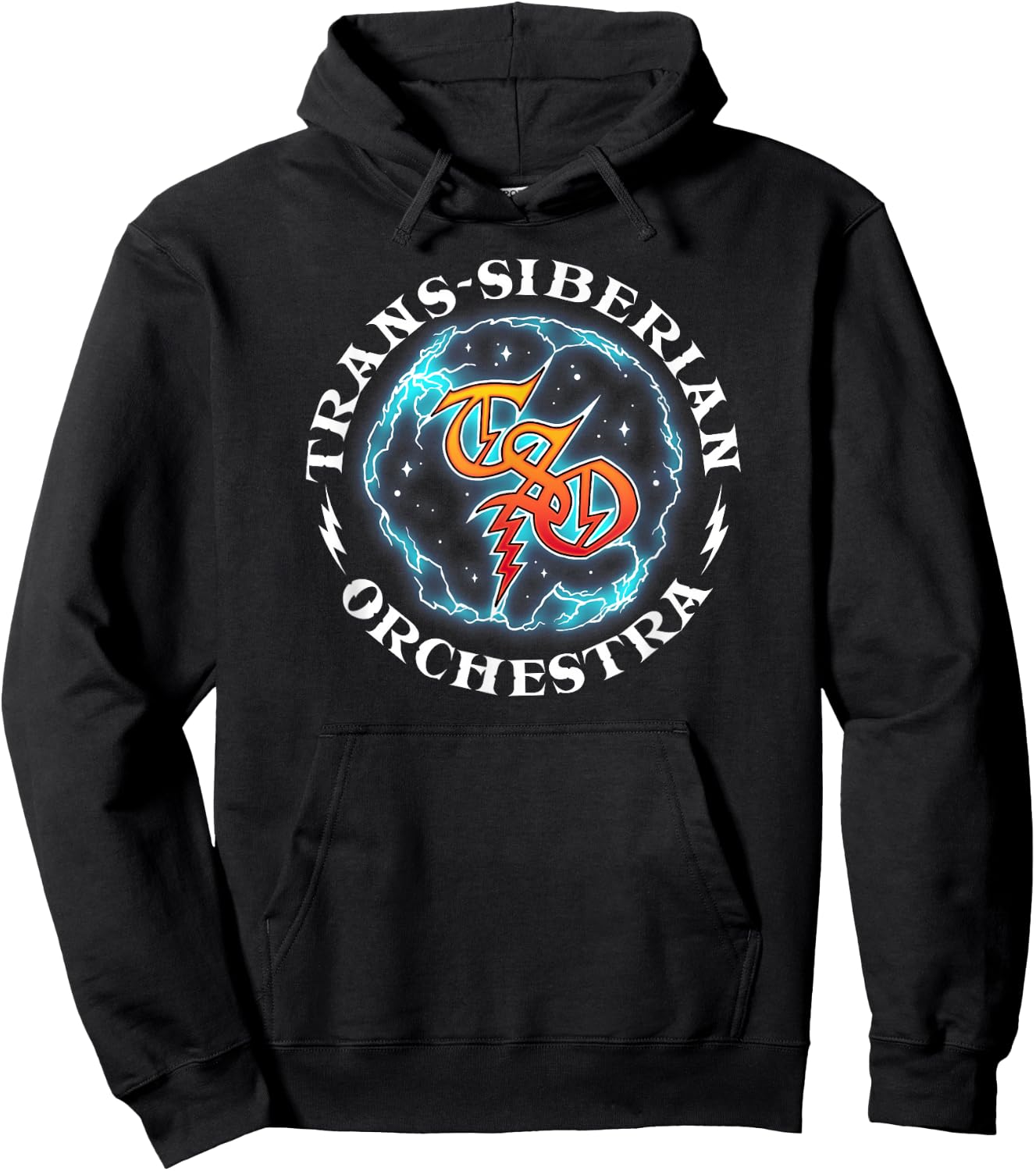 Trans-Siberian Orchestra – Lightning Logo Hoodie - Hoodie | Black
