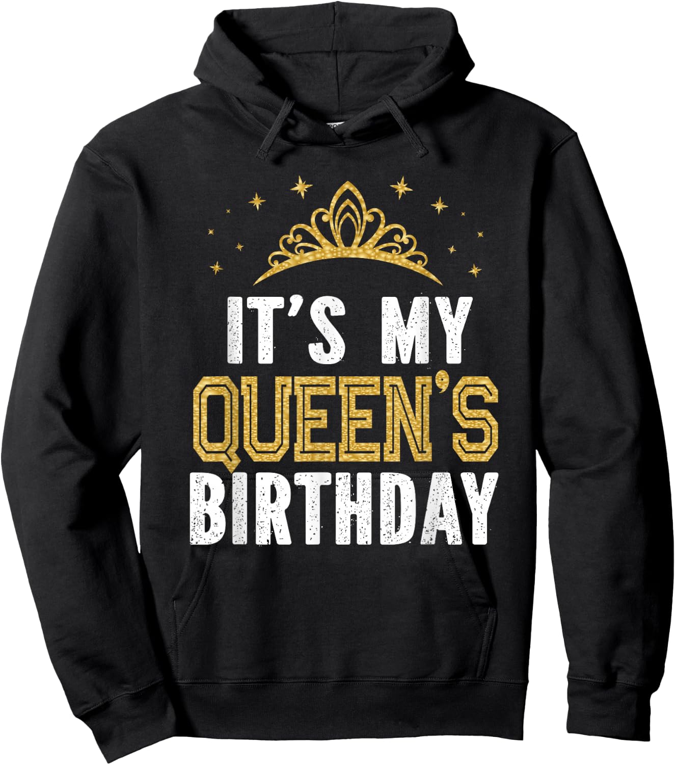 It's My Queen's Birthday Party Family Matching Hoodie - Hoodie | Black