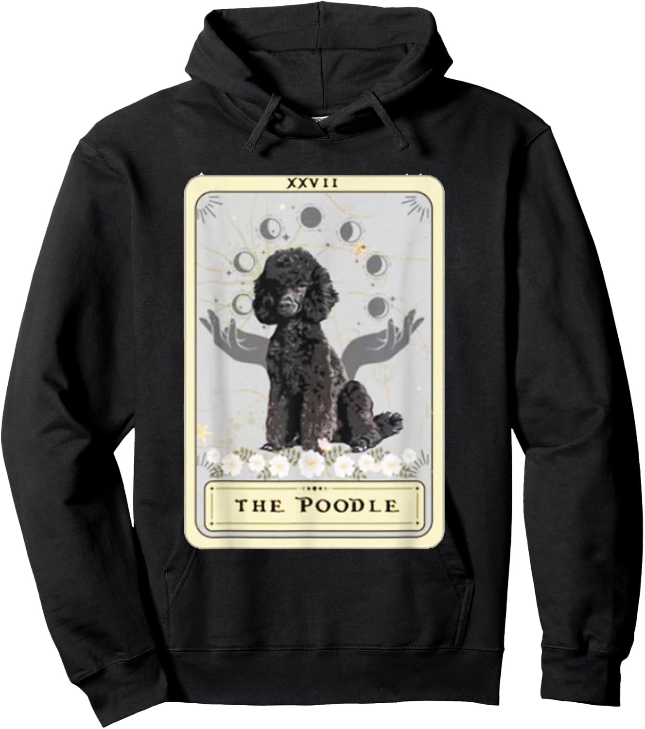 Poodle Tarot Card Hoodie - Hoodie | Black