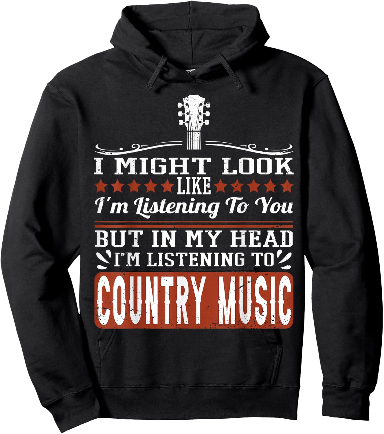 Funny Country Music Lover Western Country Music Small Hoodie - Hoodie | Black