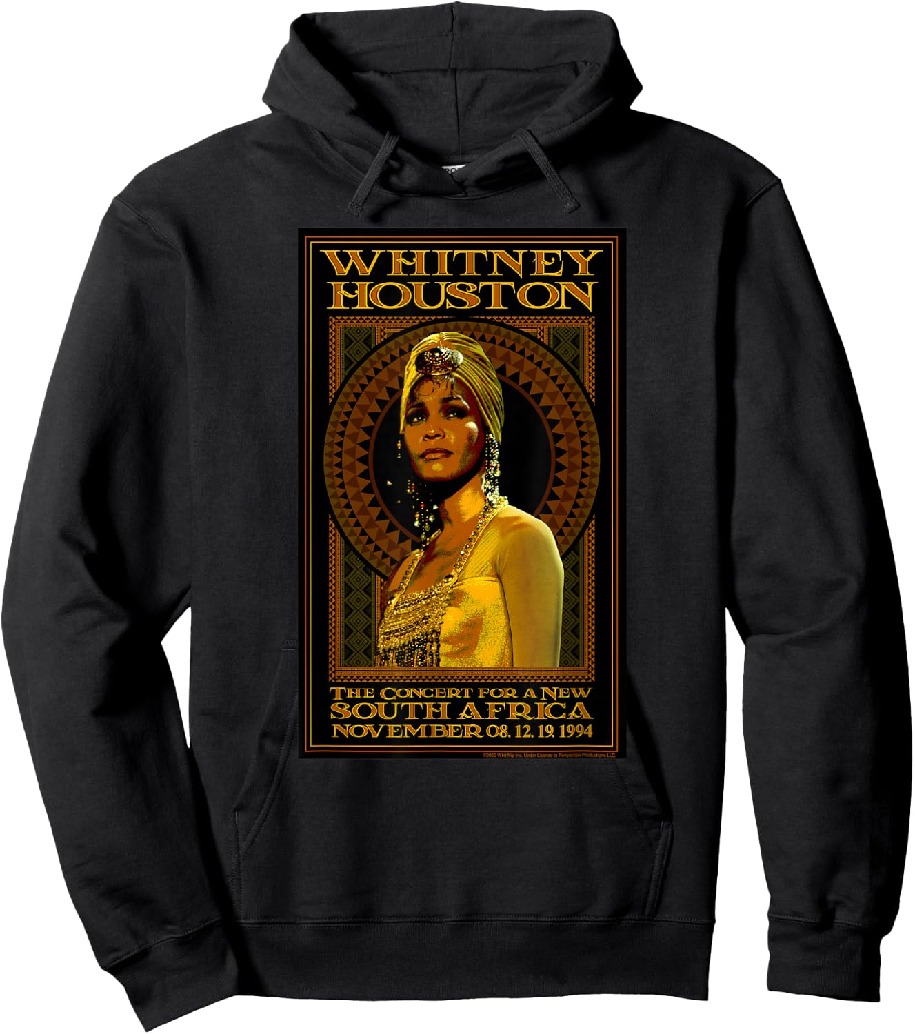 Whitney Houston The Concert for a New South Africa Hoodie - Hoodie | Black
