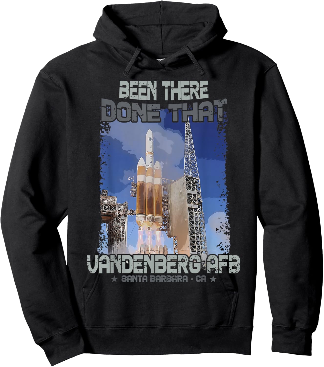 Vandenberg AFB Air Force Base Spaceflight Launch Hoodie - Hoodie | Black