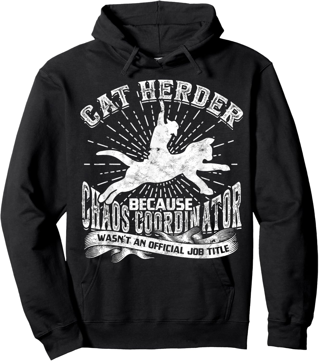 Cat Herding Champion Professional Cat Herder Men Women Hoodie - Hoodie | Black