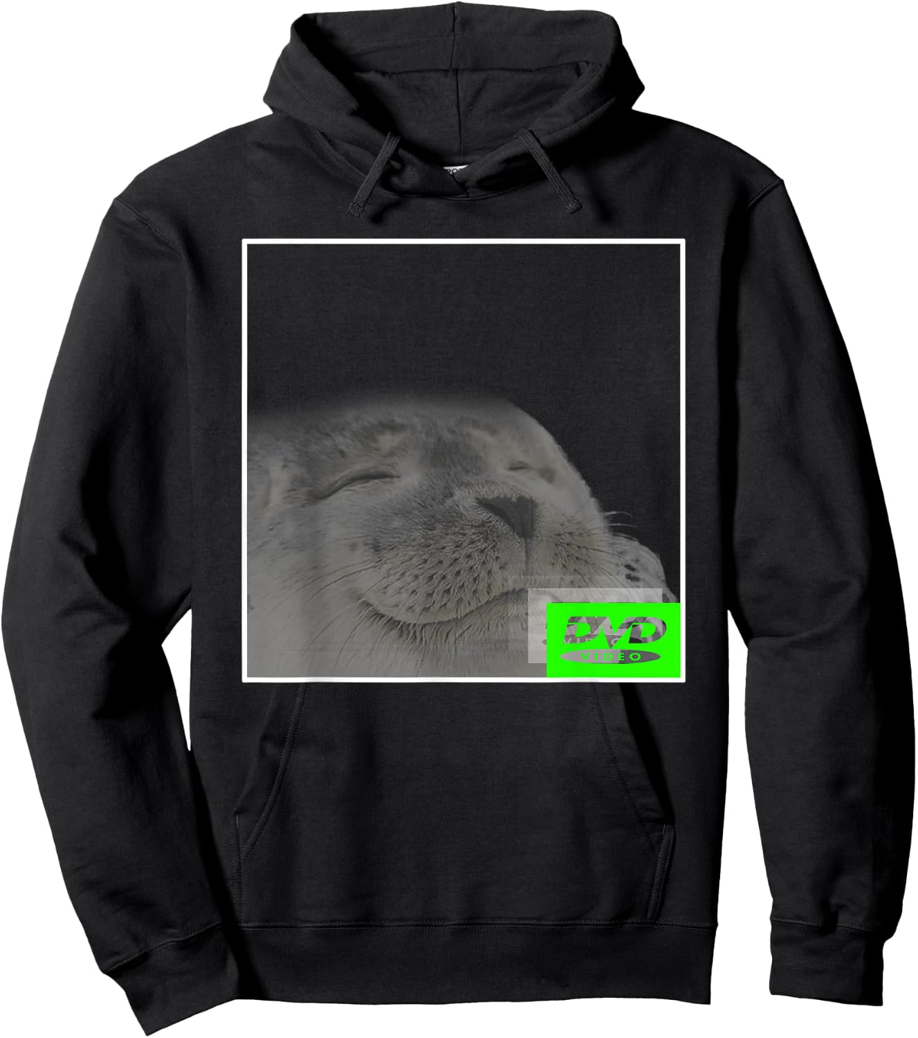 Bouncing DVD Hits Corner Idle Screen Meme Hoodie - Hoodie | Black