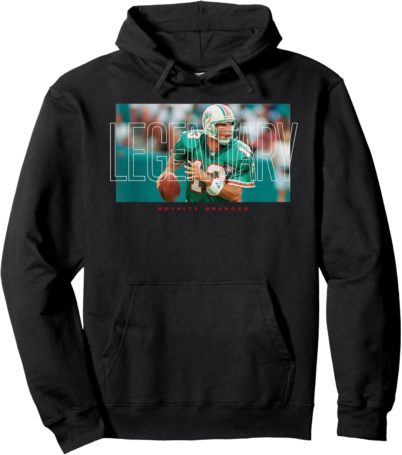 Royalty Branded Men's Legendary Marino Custom Sports , Black, Small Hoodie - Hoodie | Black