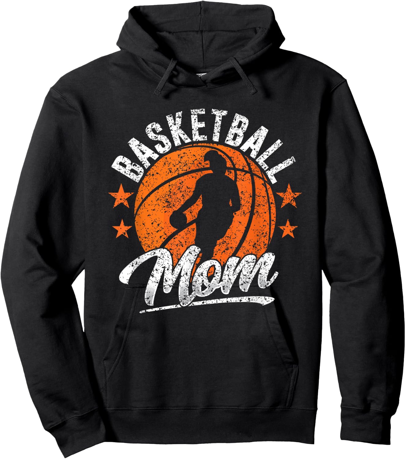Basketball Mom Coach Match Player Team Mother Mommy Mama Hoodie - Hoodie | Black