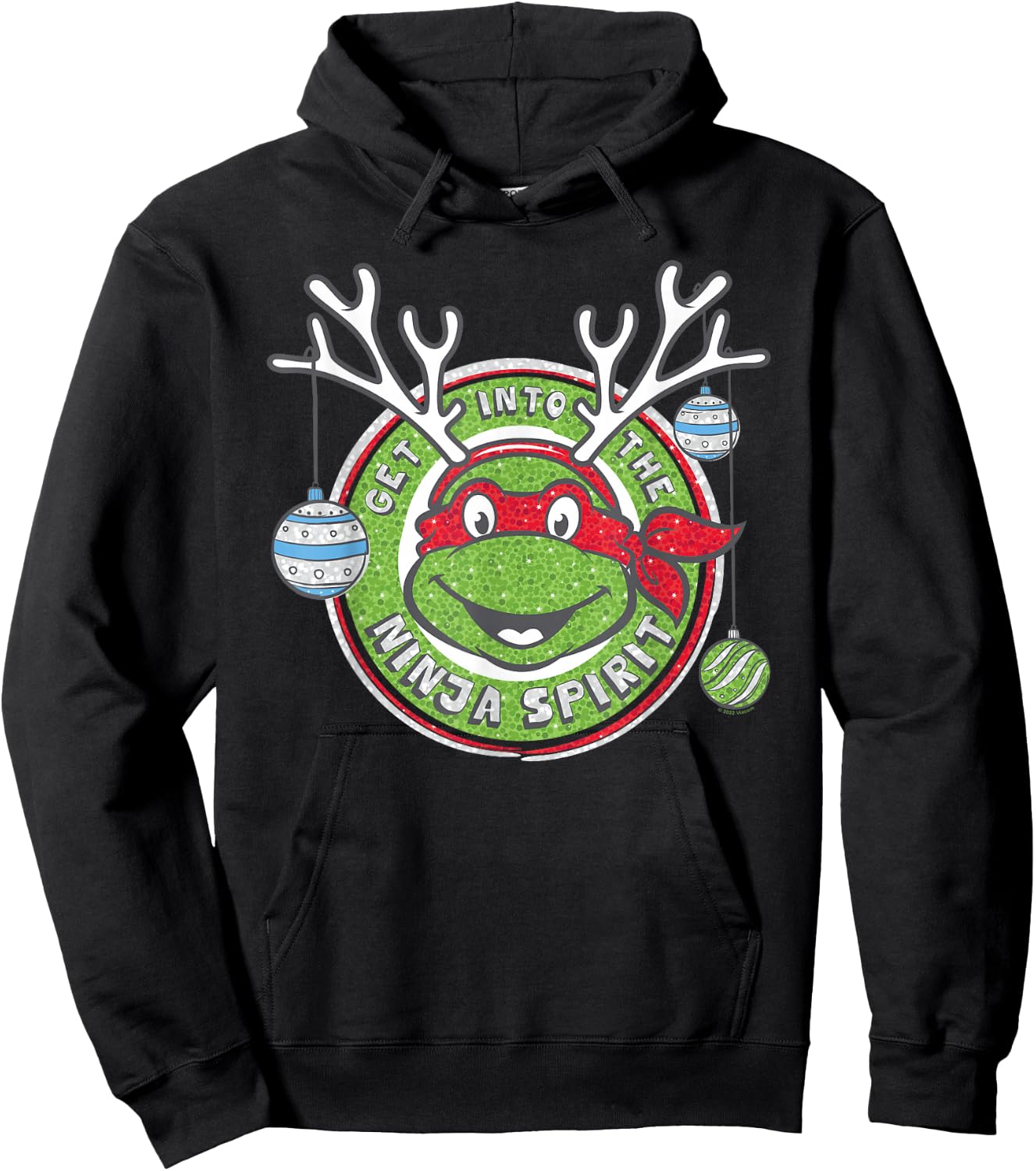 Teenage Mutant Ninja Turtles Christmas Into The Ninja Spirit Hoodie - Hoodie | Black