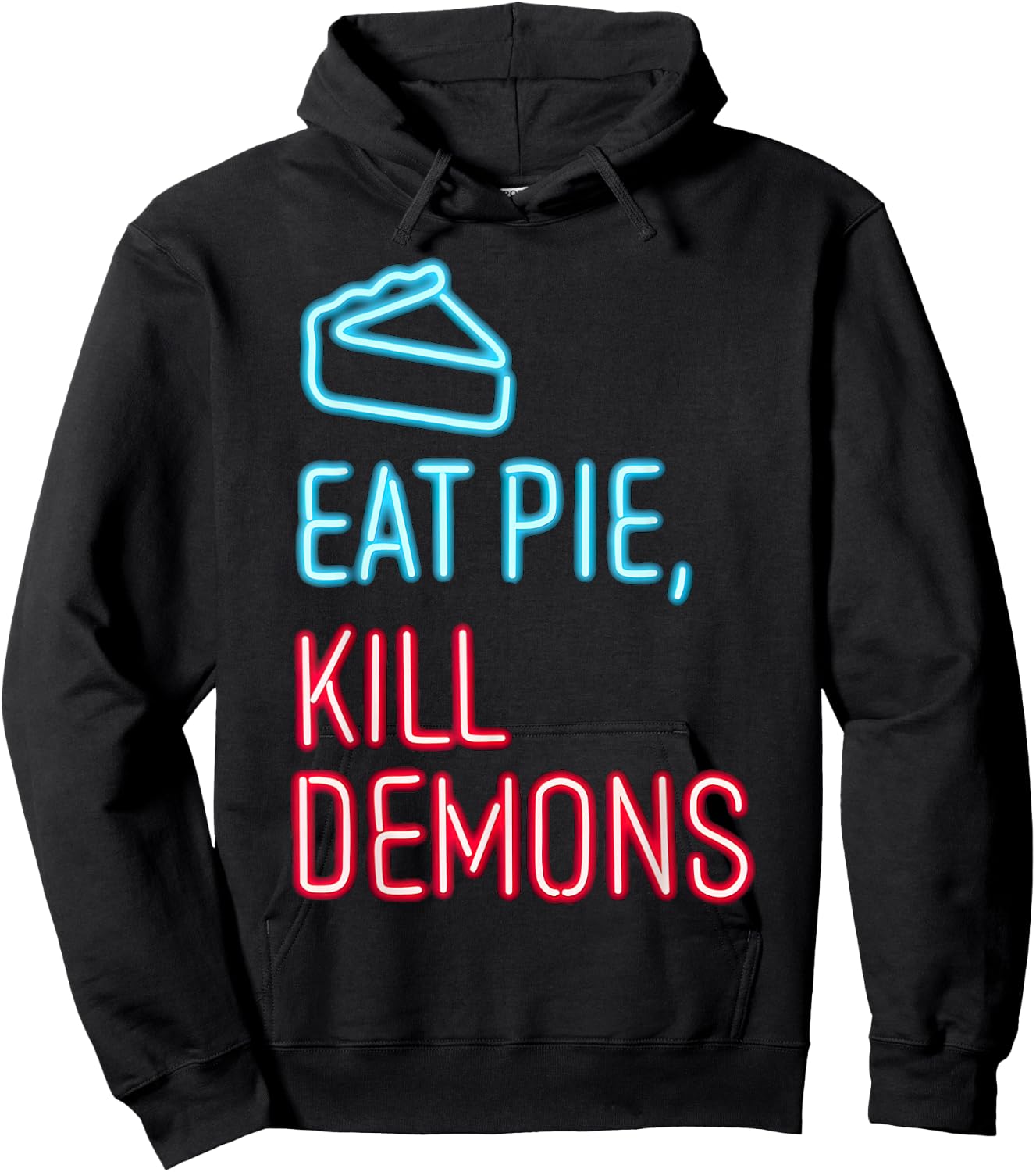 Eat Pie Kill Demons - Supernatural Hoodie - Hoodie | Black
