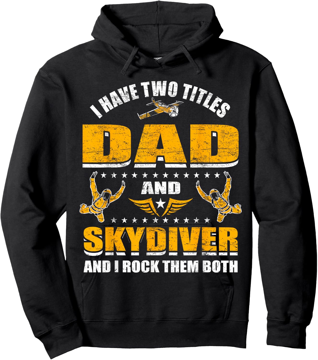 Skydiving Father Skydive Skydiving Dad Skydiving Hoodie - Hoodie | Black