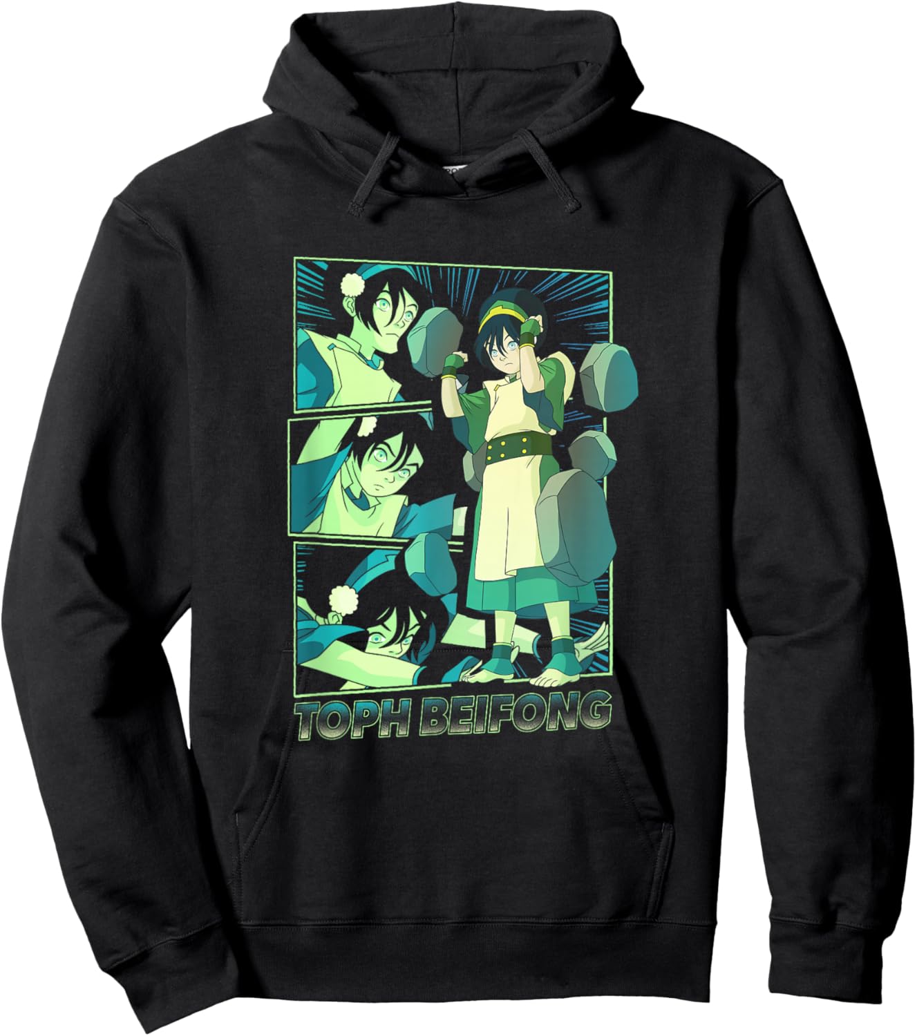 Avatar: The Last Airbender Toph Beifong Earthbending Master Hoodie - Hoodie | Black