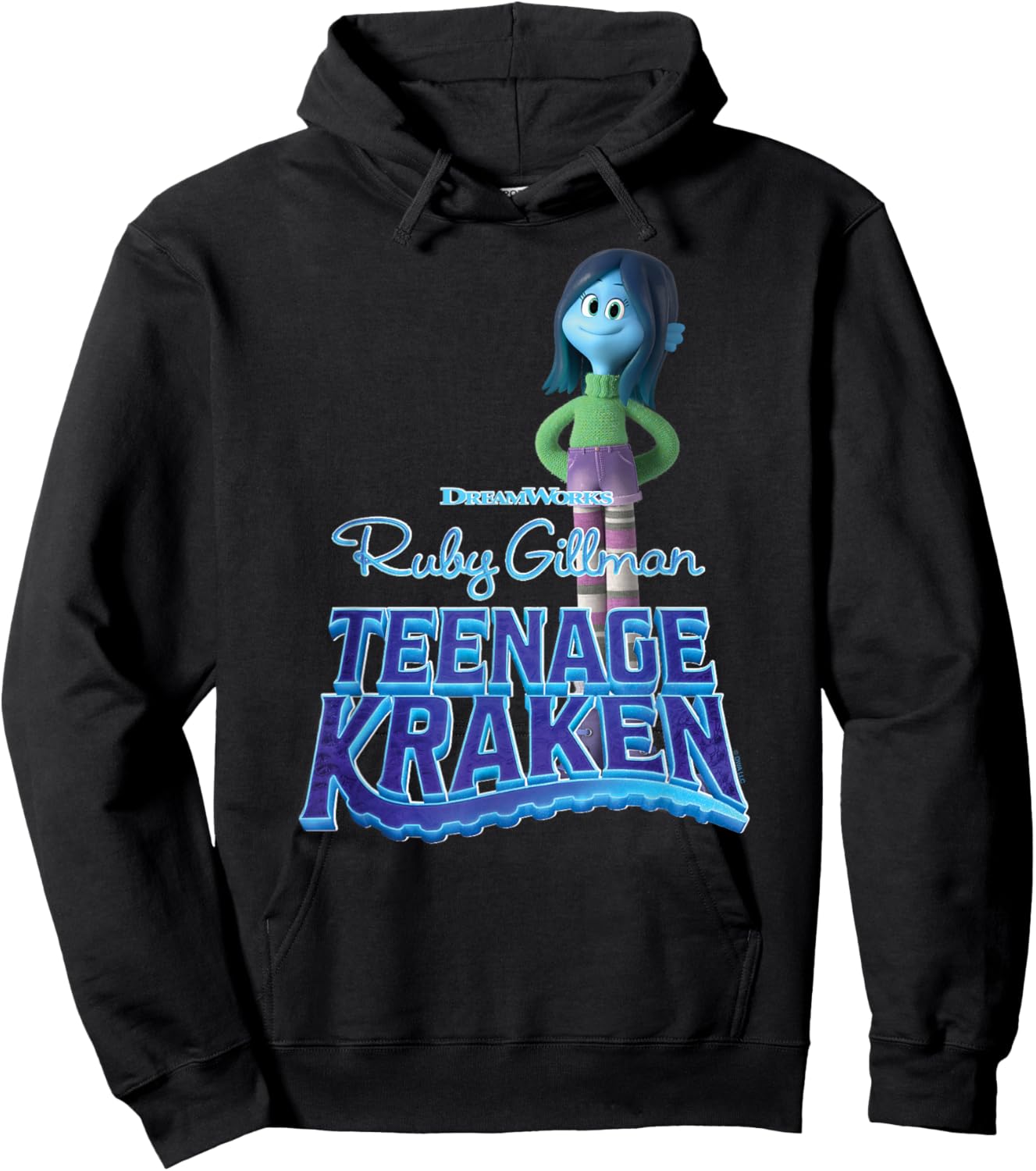 DreamWorks Ruby Gillman, Teenage Kraken Hoodie - Hoodie | Black
