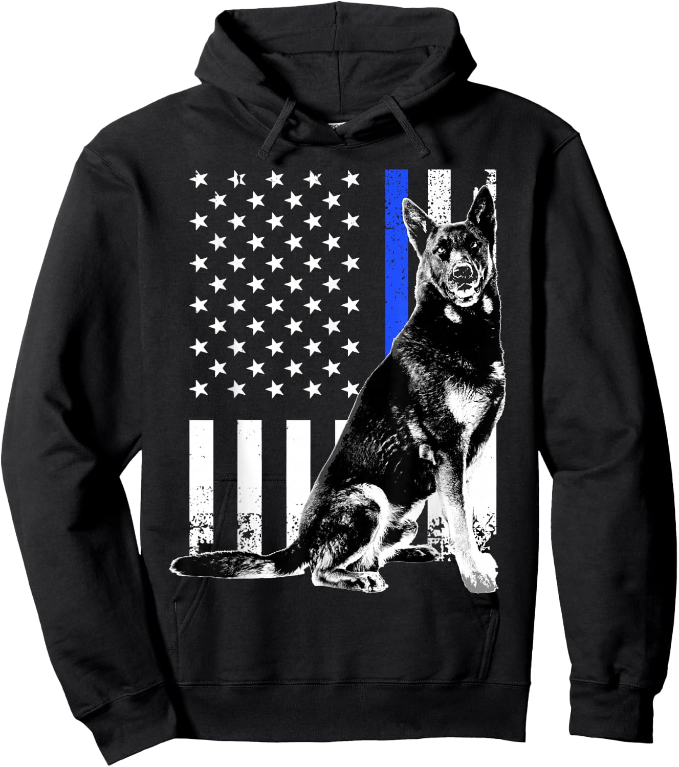 Cute German Shepherd Women K9 Belgian Malinois Lover Hoodie - Hoodie | Black