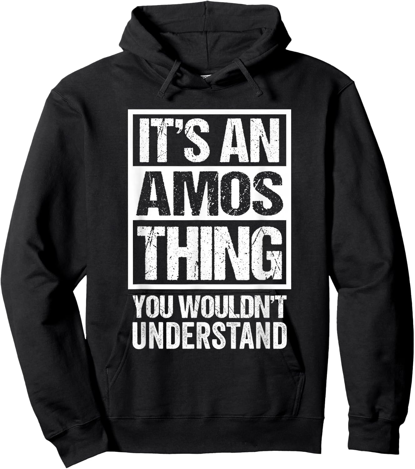 It's An Amos Thing You Wouldn't Understand Hoodie - Hoodie | Black