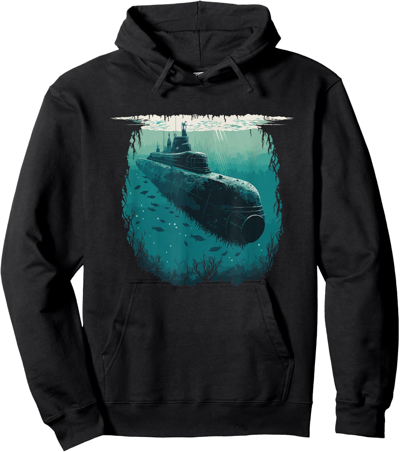 Submariner Veteran Submersible Nuclear-powered Submarine Hoodie - Hoodie | Black