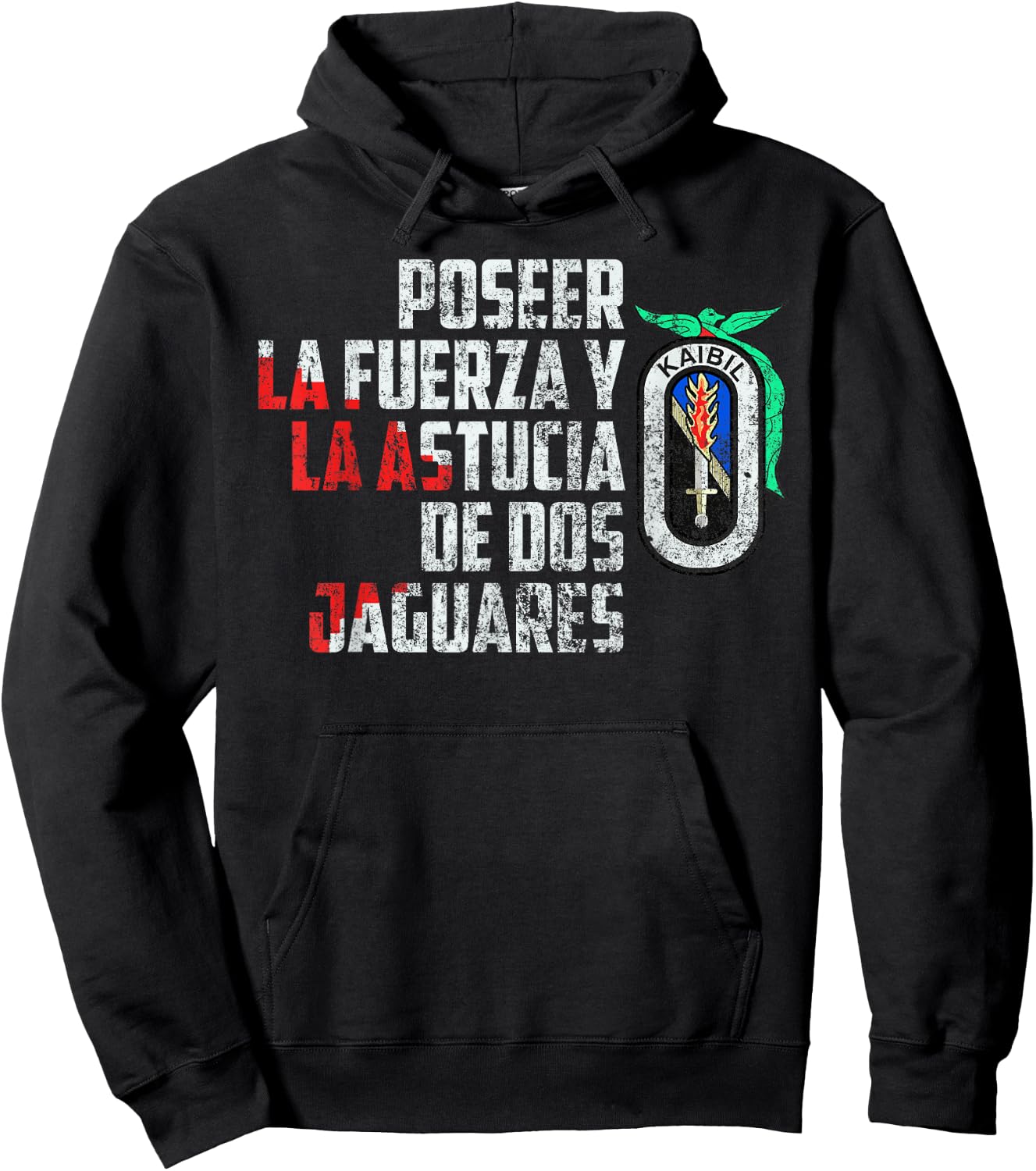 Kaibil Kaibiles Guatemala Special Force Fuerzas Especiales Hoodie - Hoodie | Black