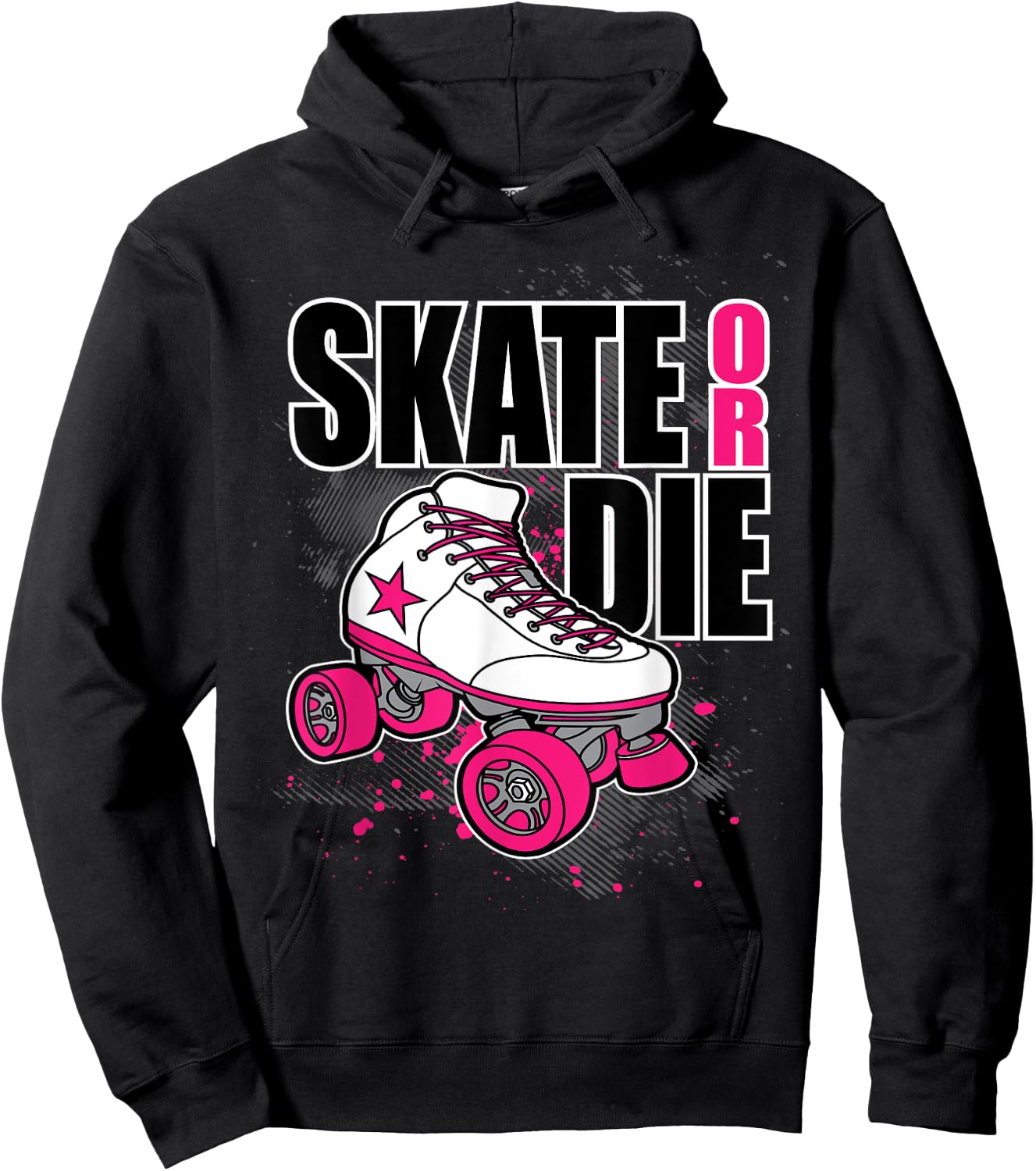 Roller Derby Skate Or Die Roller Derby Hoodie - Hoodie | Black