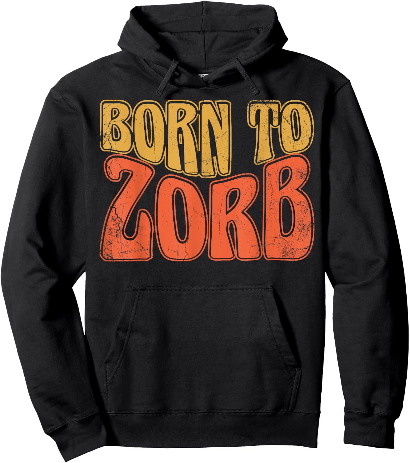 Born To Zorb, Zorbing Hoodie - Hoodie | Black