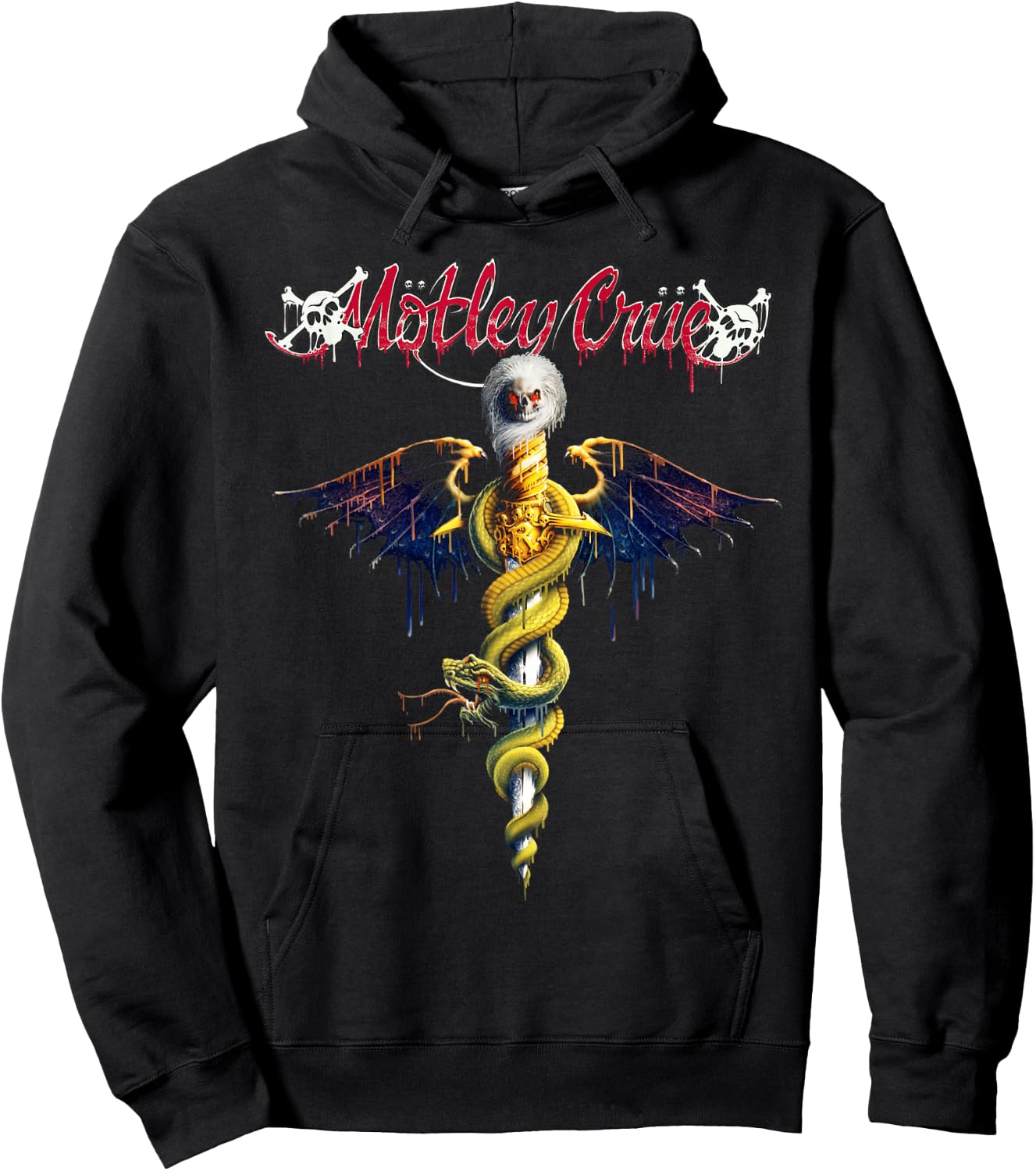Mötley Crüe - Dr. Feel Good Slime Hoodie - Hoodie | Black
