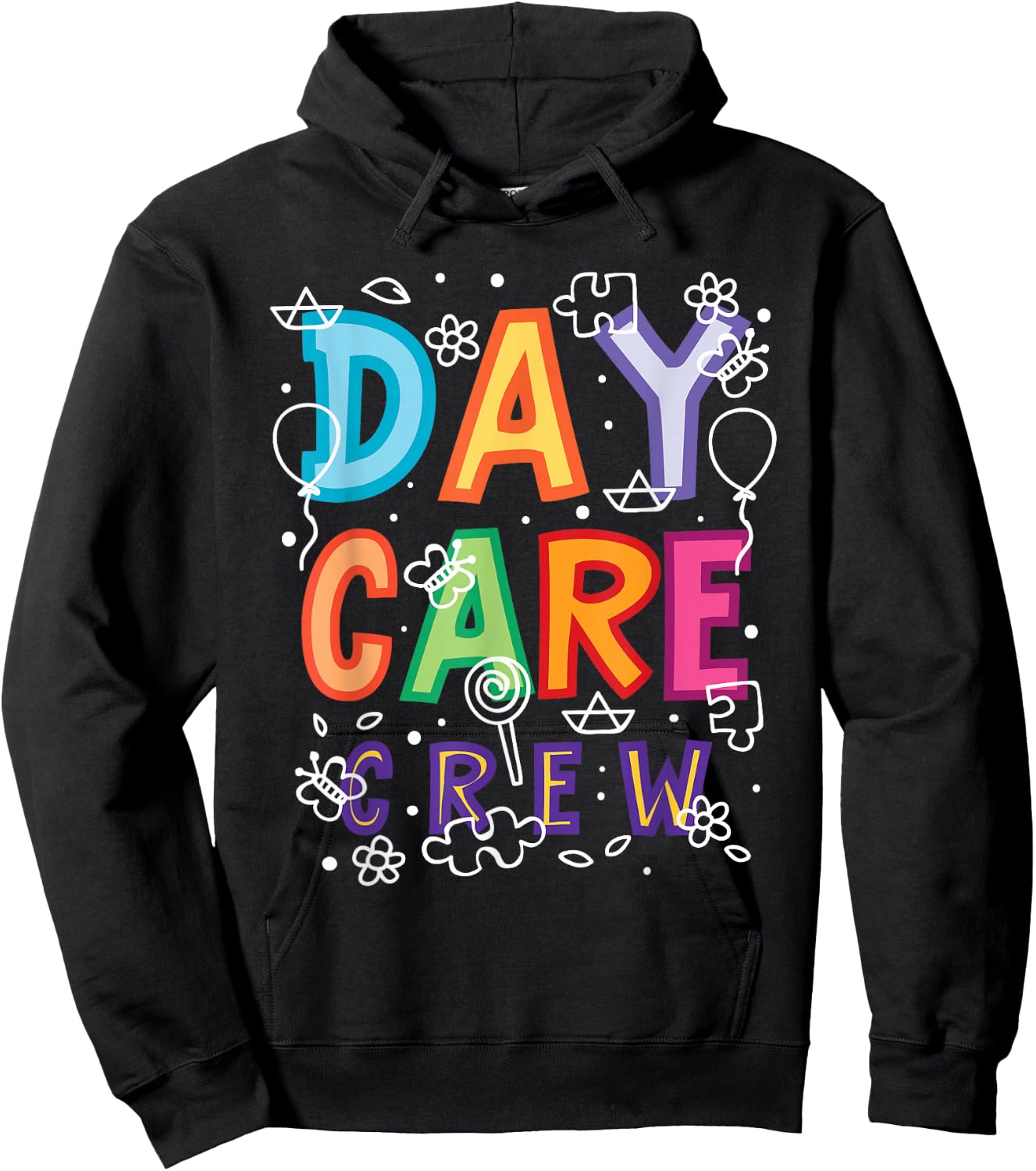 Daycare Provider Childcare Preschool Teacher Hoodie - Hoodie | Black