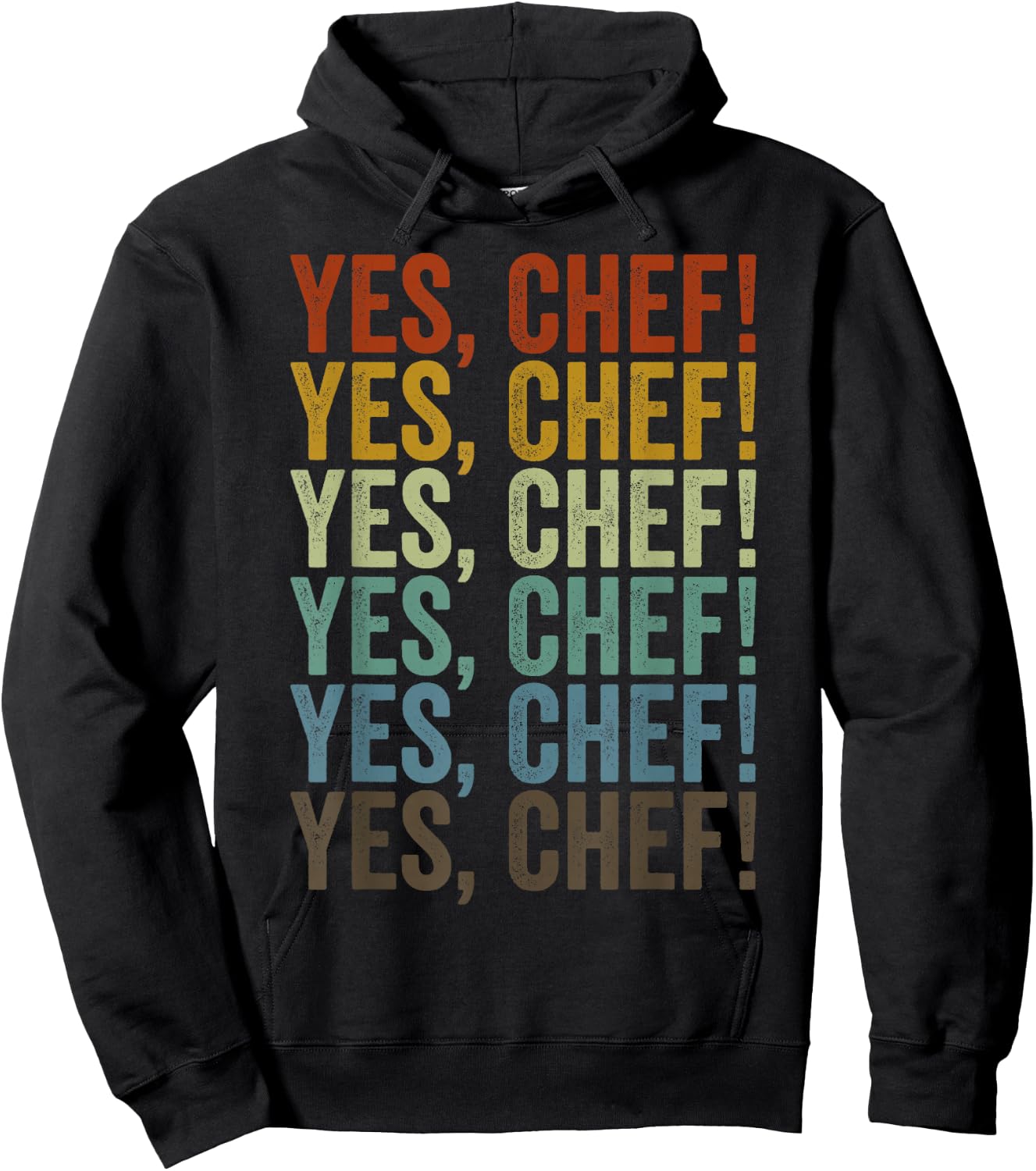 Yes, Chef! Chef Cooking Hoodie - Hoodie | Black