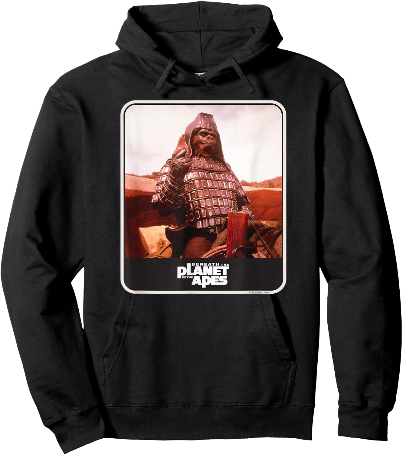 Beneath The Planet of The Apes 1970 Movie General Ursus Hoodie - Hoodie | Black