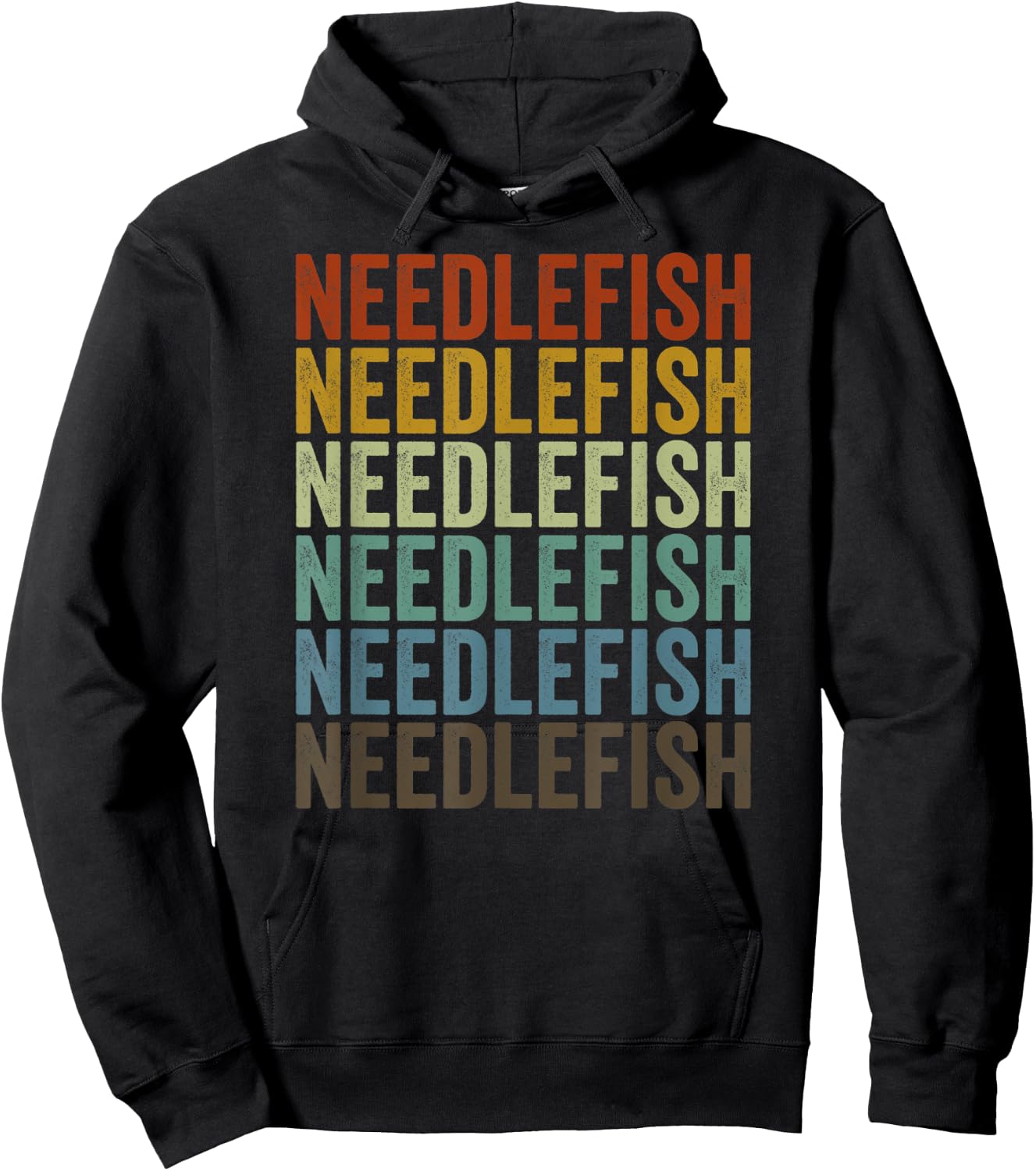 Needlefish Retro Hoodie - Hoodie | Black