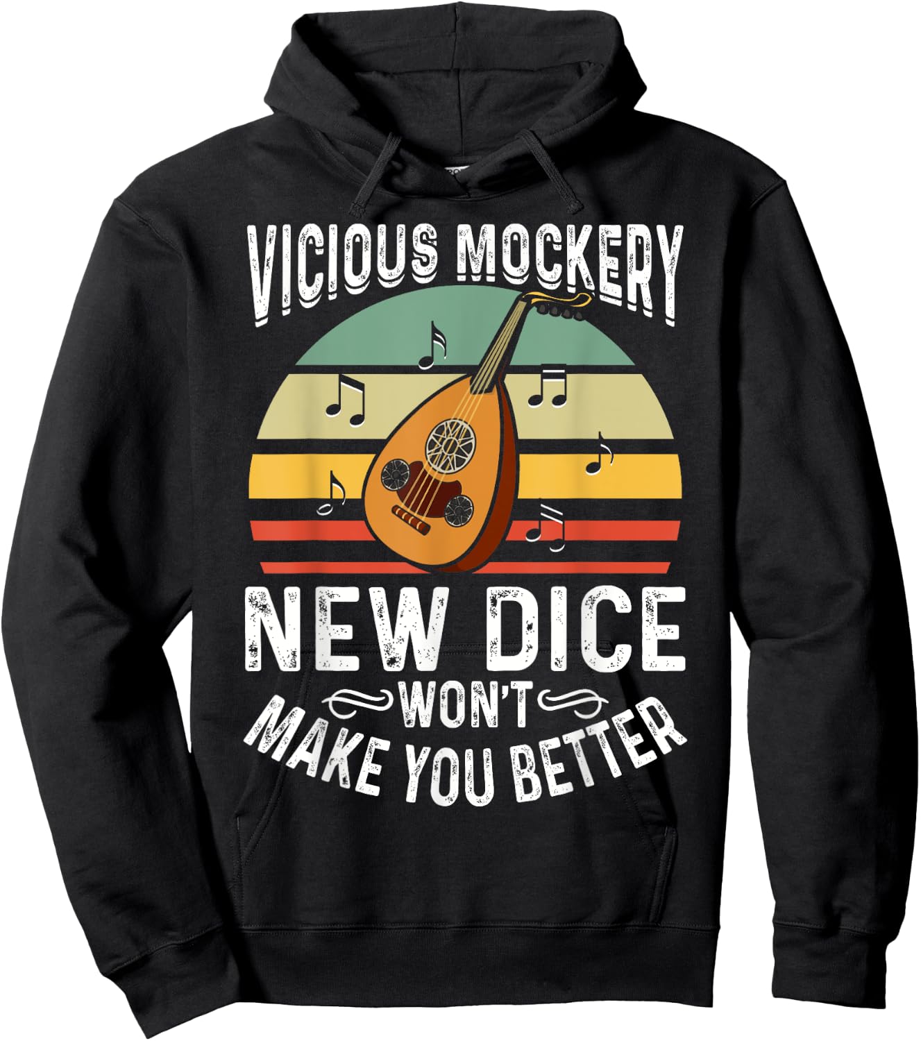 Vicious Mockery Bard Shirt Funny Music Gift Hoodie - Hoodie | Black