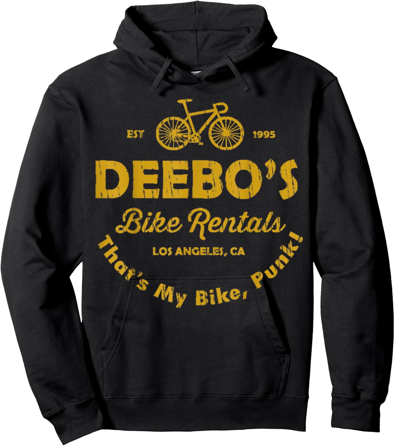 Deebo's Bike Rentals Vintage Retro Hoodie - Hoodie | Black