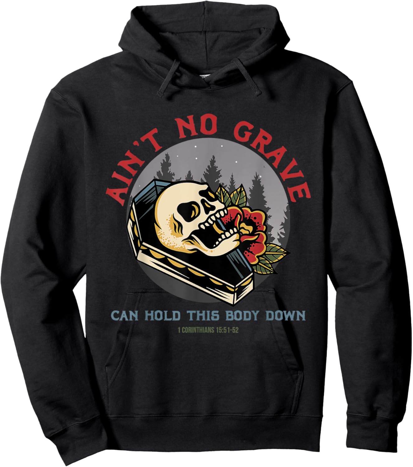 Ain't No Grave Can Hold This Body Down Christian Bible Jesus Hoodie - Hoodie | Black