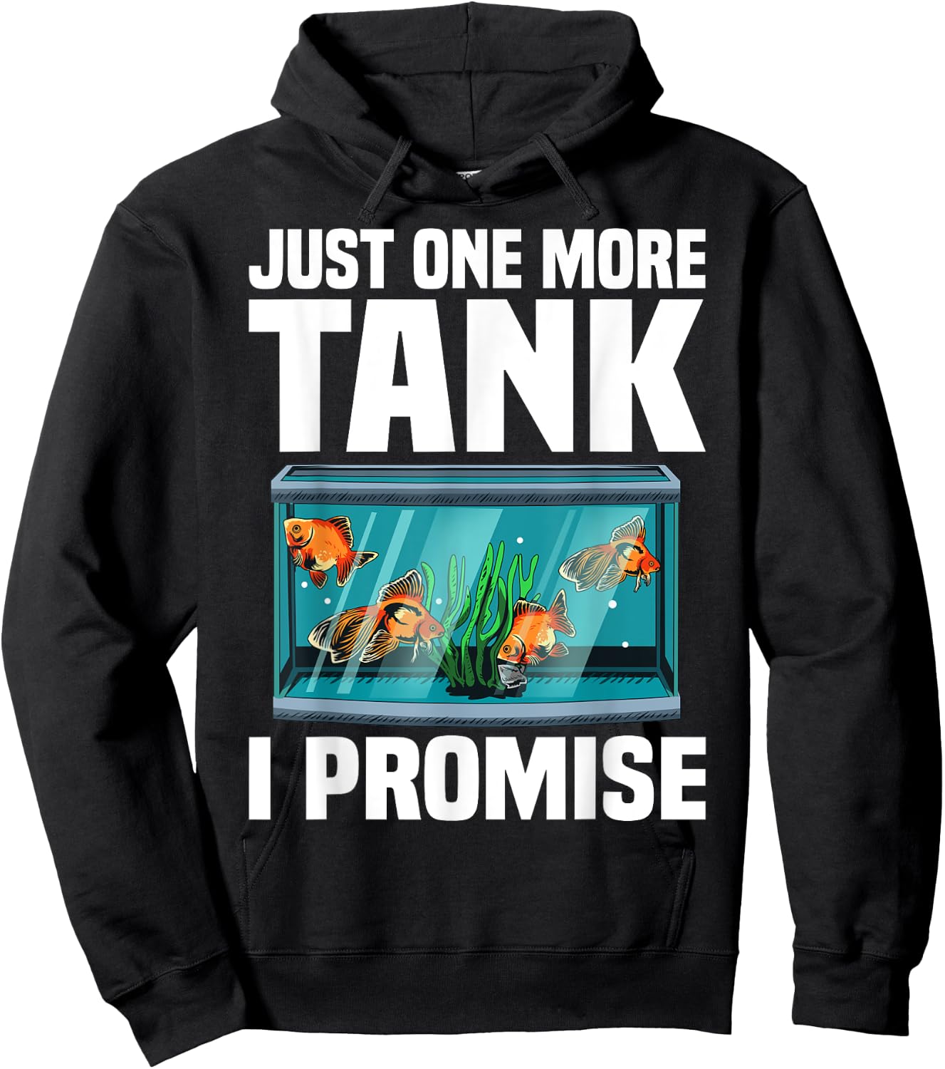 Funny Aquarium Designs Women Fish Tank Fishkeeping Hoodie - Hoodie | Black