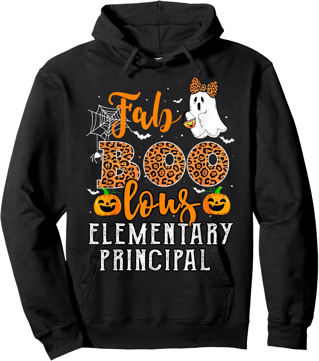 Leopard Halloween Costume Faboolous Elementary Principal Hoodie - Hoodie | Black