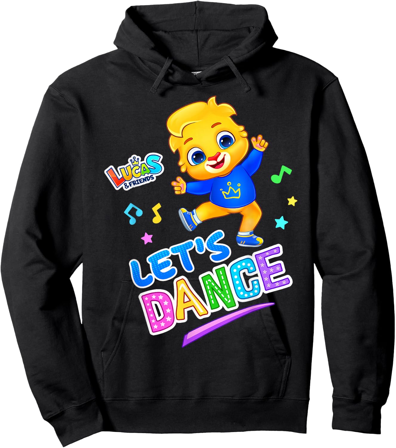 Let's Dance | Official Lucas & Friends by RV AppStudios Hoodie - Hoodie | Black
