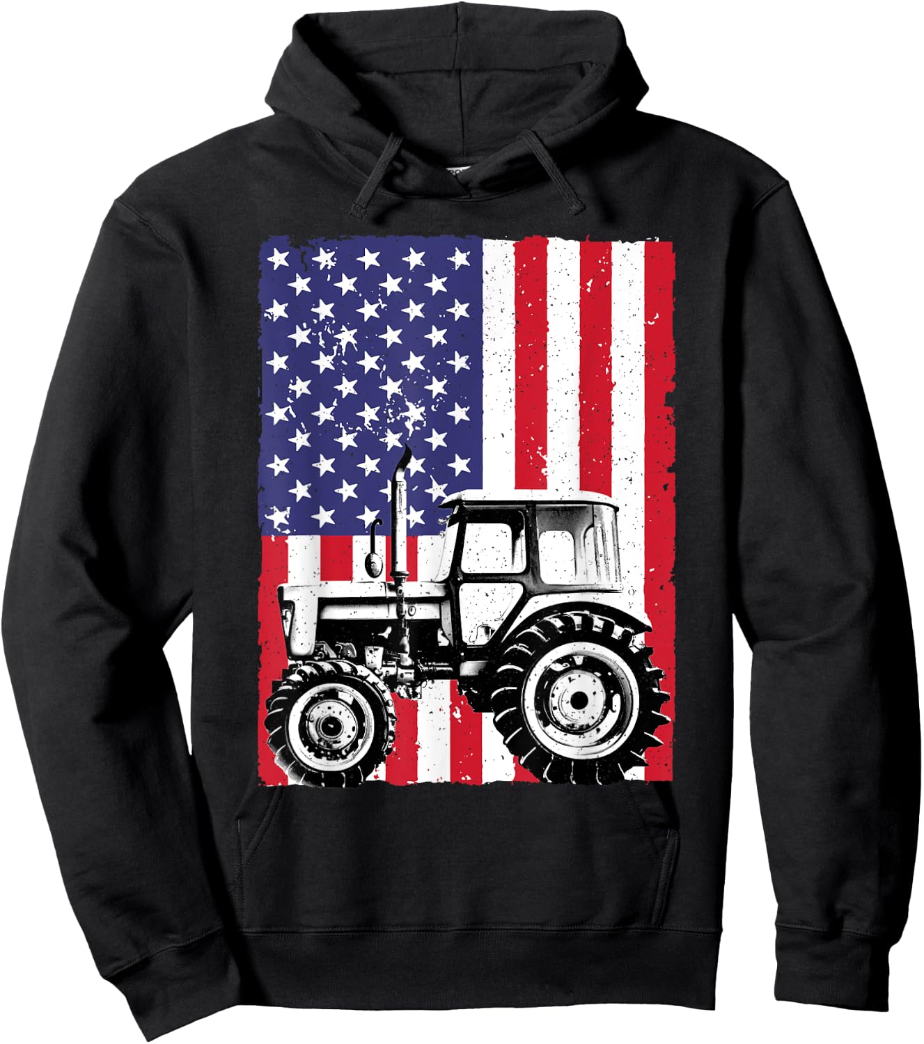 Cool Tractor Design Women Farm Vehicle Tractor Lover Hoodie - Hoodie | Black