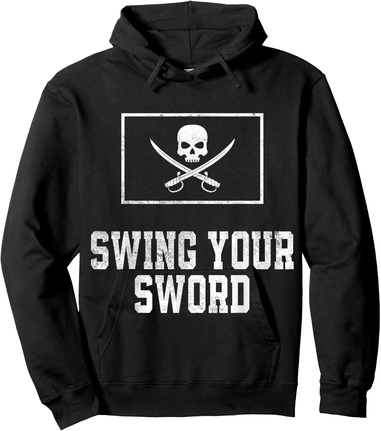 Swing Your Sword Vintage Hoodie - Hoodie | Black