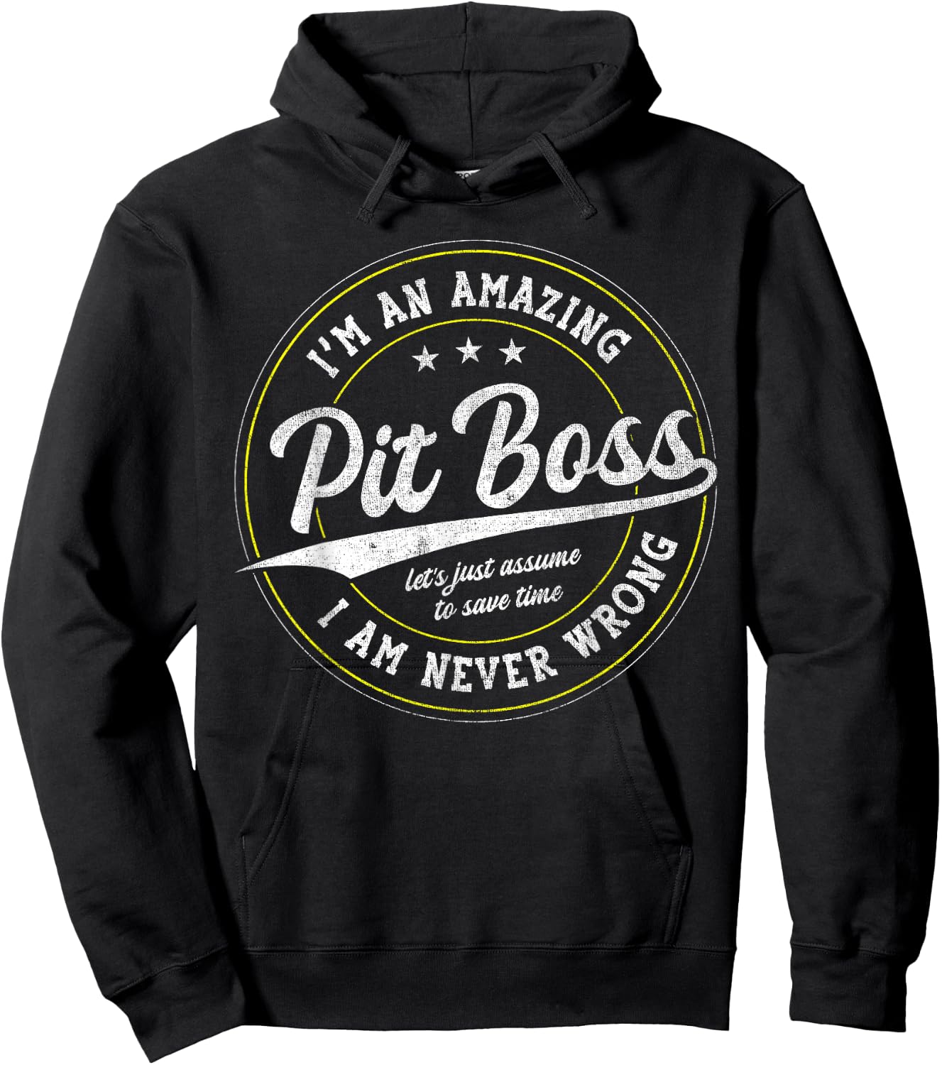 Amazing Pit Boss Hoodie - Hoodie | Black